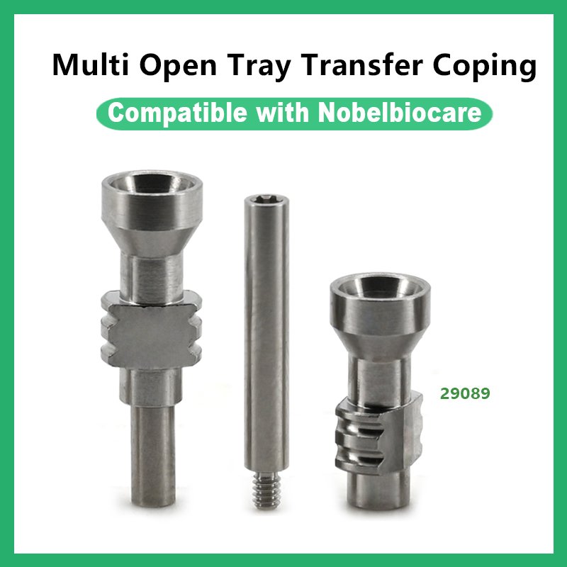 Multi Open-Tray Transfer Coping Compatible with Nobelbiocare 29089