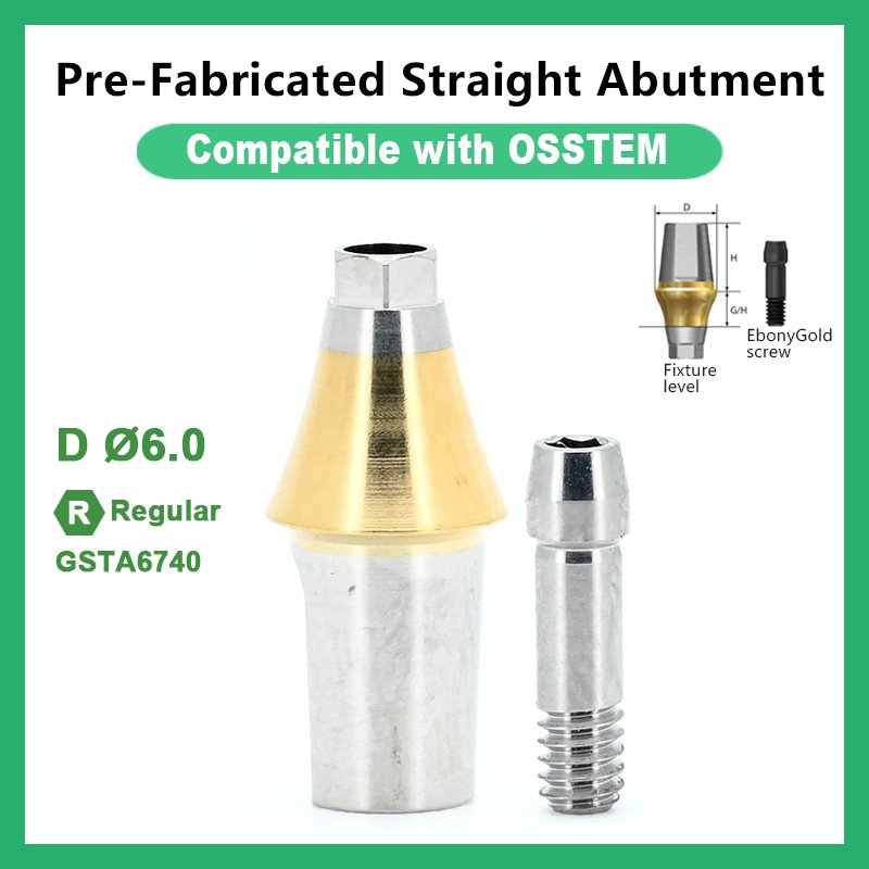 6740 Pre-Fabricated Straight Abutment