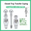 Closed-Tray Transfer Coping and Closed-Tray Impression Cap Screw