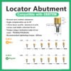 Locator基台 详情2 Locator Abutment Compatible with osstem