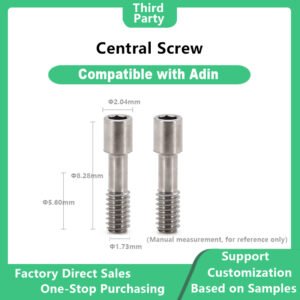 Central screw compatible with Adin