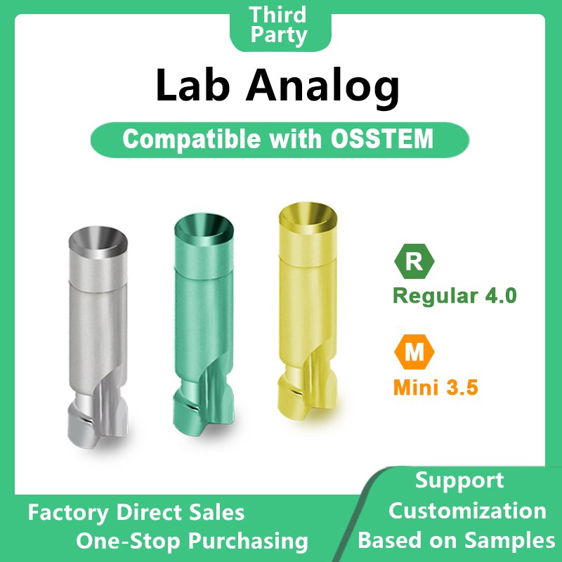 Lab analog compatible with OSSTEM dental implants