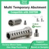 Multi temporary abutment compatible with OSSTEM dental implants