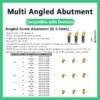Multi Angled Abutment compatible with Dentium 15° DØ4.5 DØ5.5 30° DØ4.5 DØ5.5