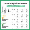 Multi Angled Abutment: Compatible with OSSTEM