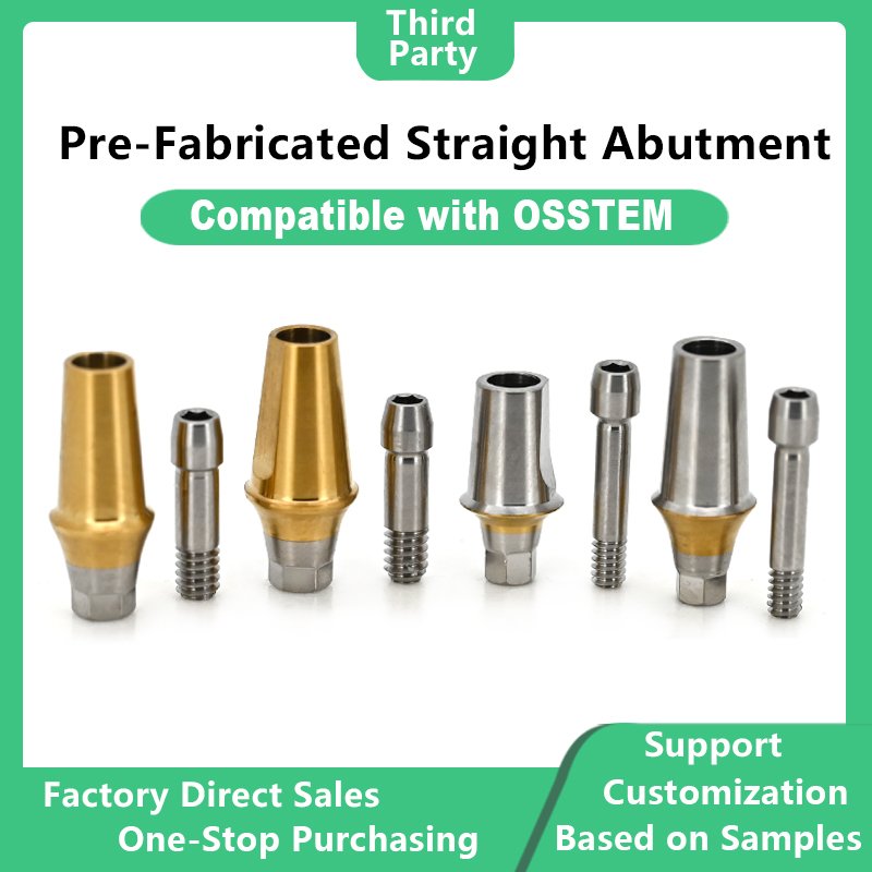 成品直基台 主图3 Pre-Fabricated Straight Abutment: Compatible with OSSTEM
