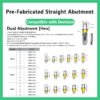 Pre-Fabricated Straight Abutment compatible with Dentium diameter DØ4.5 DØ5.5 DØ6.5