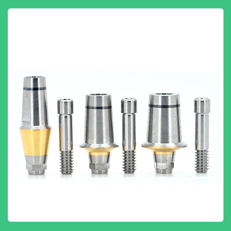 Pre-Fabricated Straight Abutment compatible with Dentium diameter DØ4.5 DØ5.5 DØ6.5