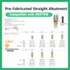 成品直基台 详情2 Pre-Fabricated Straight Abutment: Compatible with OSSTEM