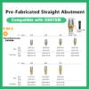 成品直基台 详情3 Pre-Fabricated Straight Abutment: Compatible with OSSTEM