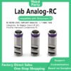 Lab Analog-RC compatible with Straumann ITI RC Bone Level Implant Analog, 11mm length, tan, for Regular CrossFit (RC) implants, used for impression components.