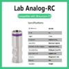 Lab Analog-RC compatible with Straumann ITI RC Bone Level Implant Analog, 11mm length, tan, for Regular CrossFit (RC) implants, used for impression components.