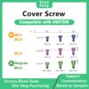 Cover Screw: Compatible with OSSTEM