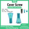 Cover Screw compatible with Dentium type regular, part number CS36, color green, platform DØ3.6