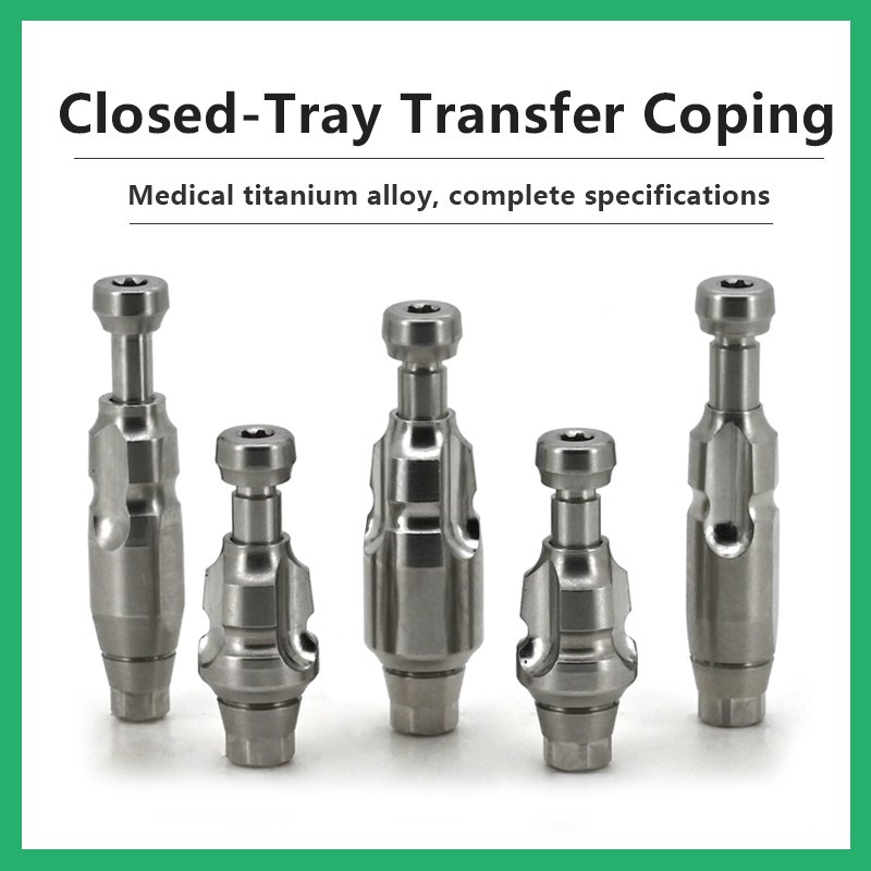 Closed Tray Transfer Coping Compatible with Nobelbiocare