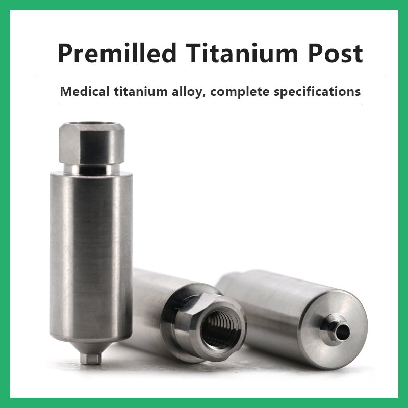 Premilled Titanium Post Compatible with BEGO