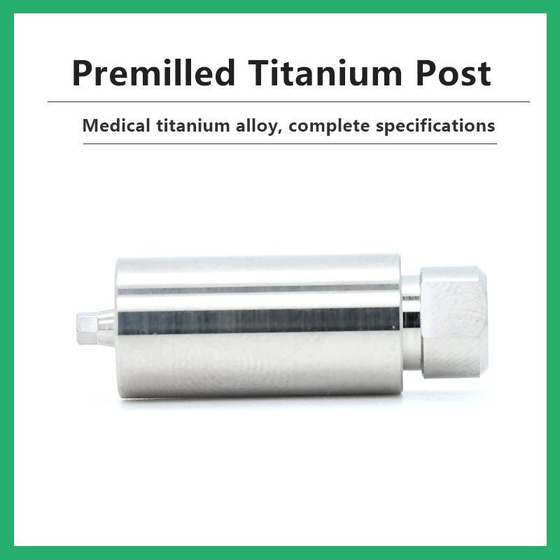 Premilled Titanium Post: Compatible with OSSTEM