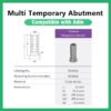 Multi Temporary Abutment compatible with Adin RS4900