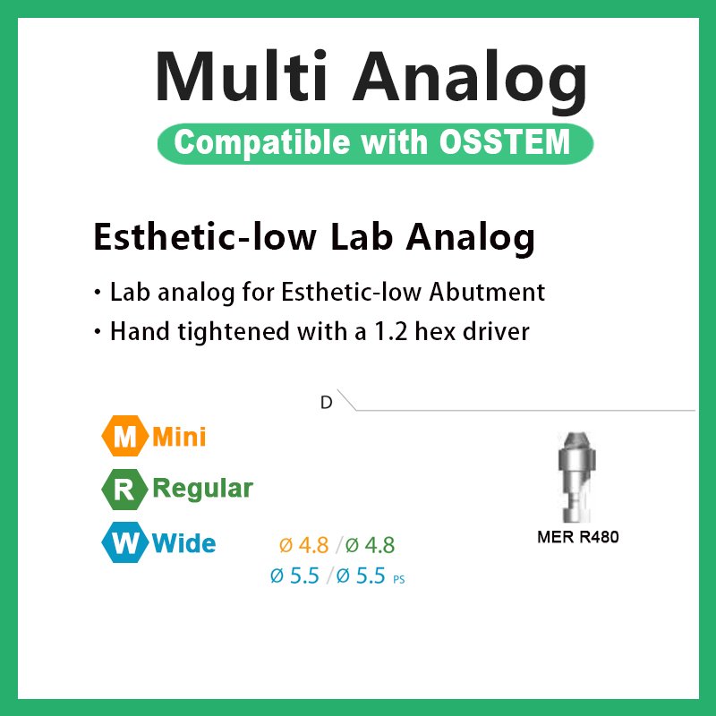 Multi Analog: Compatible with OSSTEM