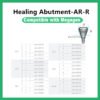 Third-Party Healing Abutment -AR-R Compatible with Megagen