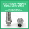Third-Party Pre-Fabricated Straight Abutment compatible with Adin