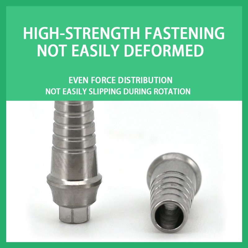 Third-Party Pre-Fabricated Straight Abutment compatible with Adin