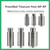 Premilled Titanium Post Compatible with Nobelbiocare