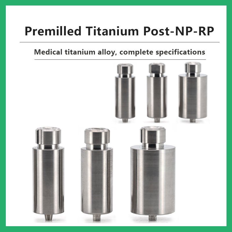 Premilled Titanium Post Compatible with Nobelbiocare
