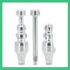 Closed tray transfer coping with screw compatible with SuperLine II SuperLine and Implantium systems hand tighten only