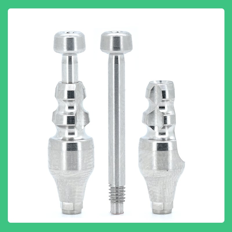 Closed tray transfer coping with screw compatible with SuperLine II SuperLine and Implantium systems hand tighten only