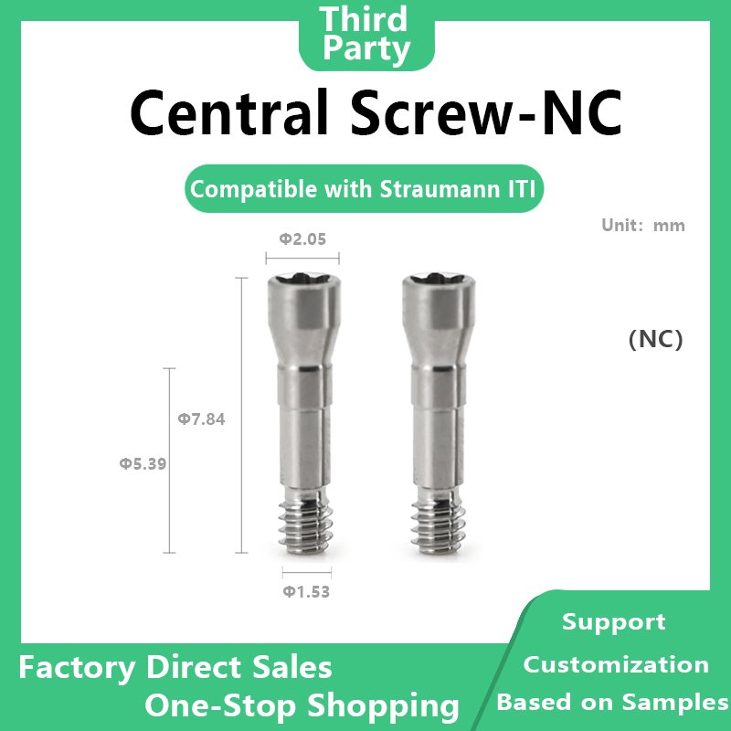 Central Screw-NC: Compatible with Straumann