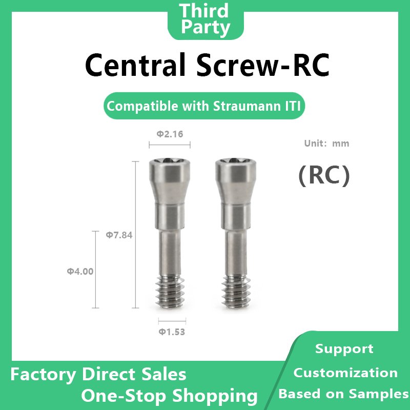 Central Screw-RC: Compatible with Straumann