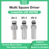Multi square driver compatible with OSSTEM dental implants