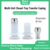 Multi Closed-Tray Transfer Coping: Compatible with Straumann