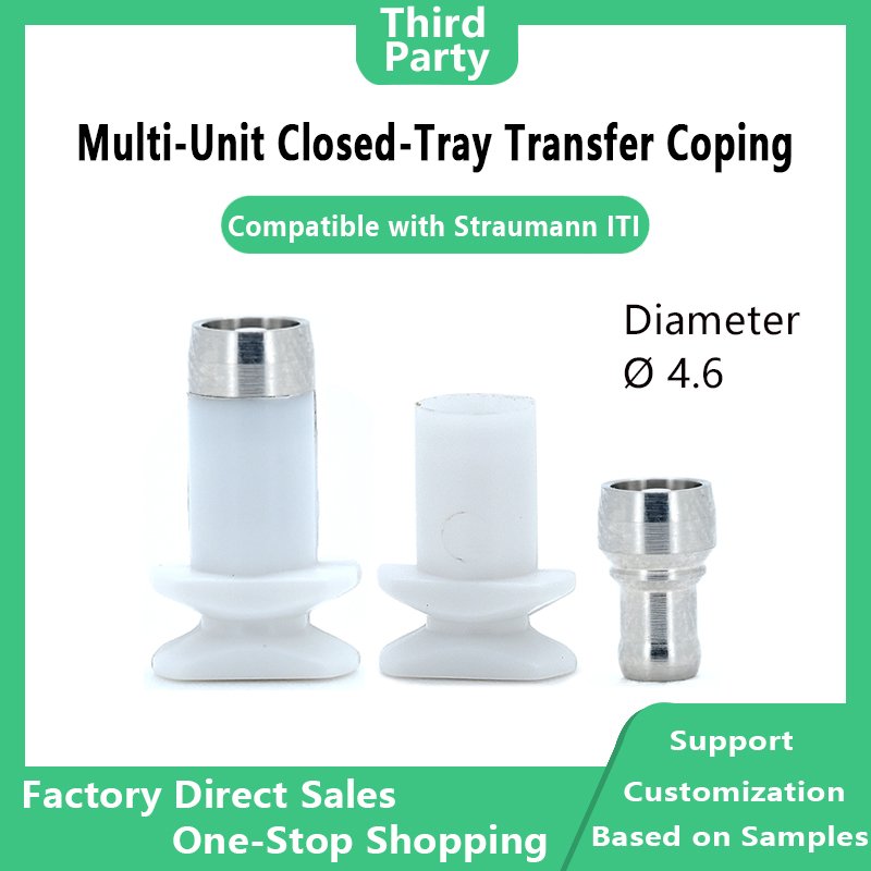 Multi Closed-Tray Transfer Coping: Compatible with Straumann
