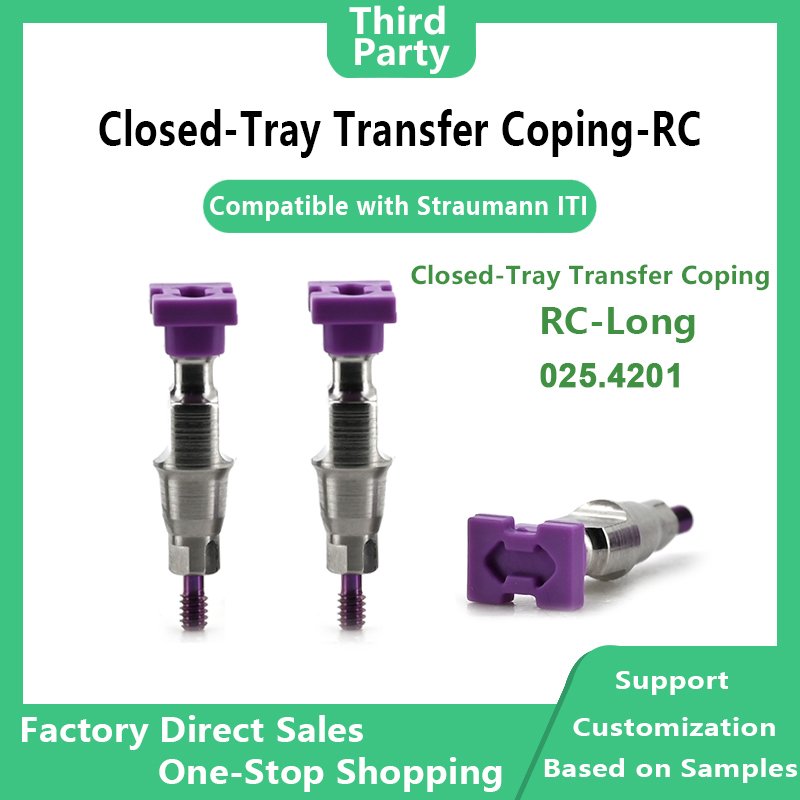 Closed-Tray Transfer Coping-RC: Compatible with Straumann