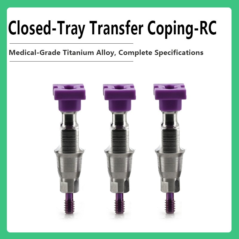 Closed-Tray Transfer Coping-RC: Compatible with Straumann