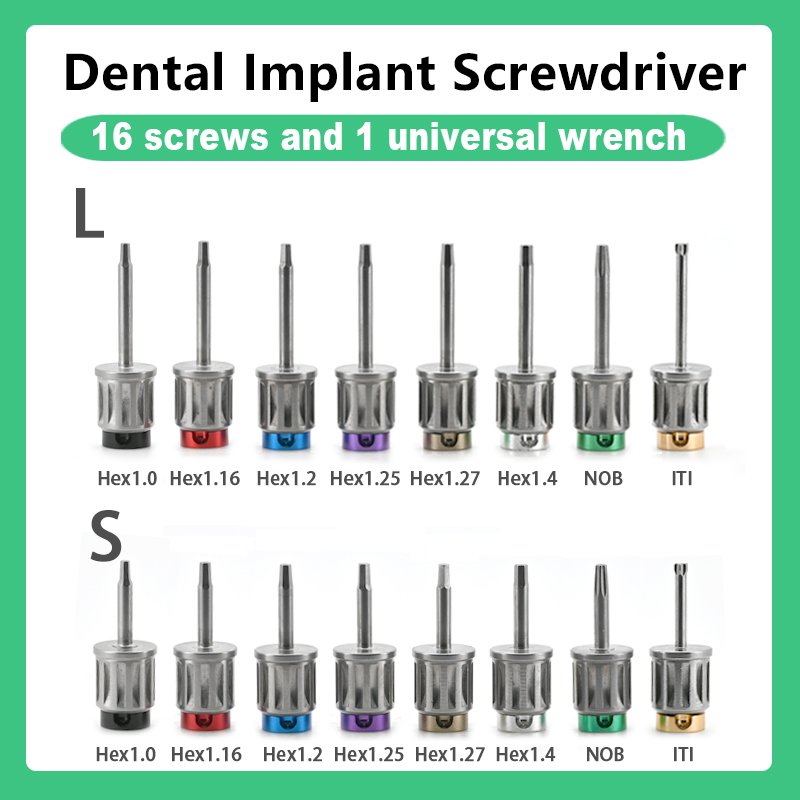 Dental implant screwdriver