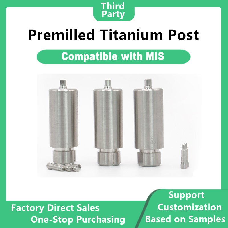 Premilled Titanium Post