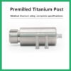 Premilled Titanium Post