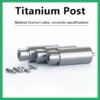 Premilled Titanium Post
